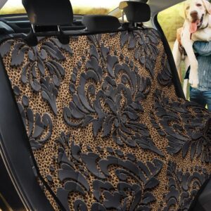 Gold And Black Royal Texture Car Back Seat Cover Dog Car Seat Covers - 9932fef0a4a6