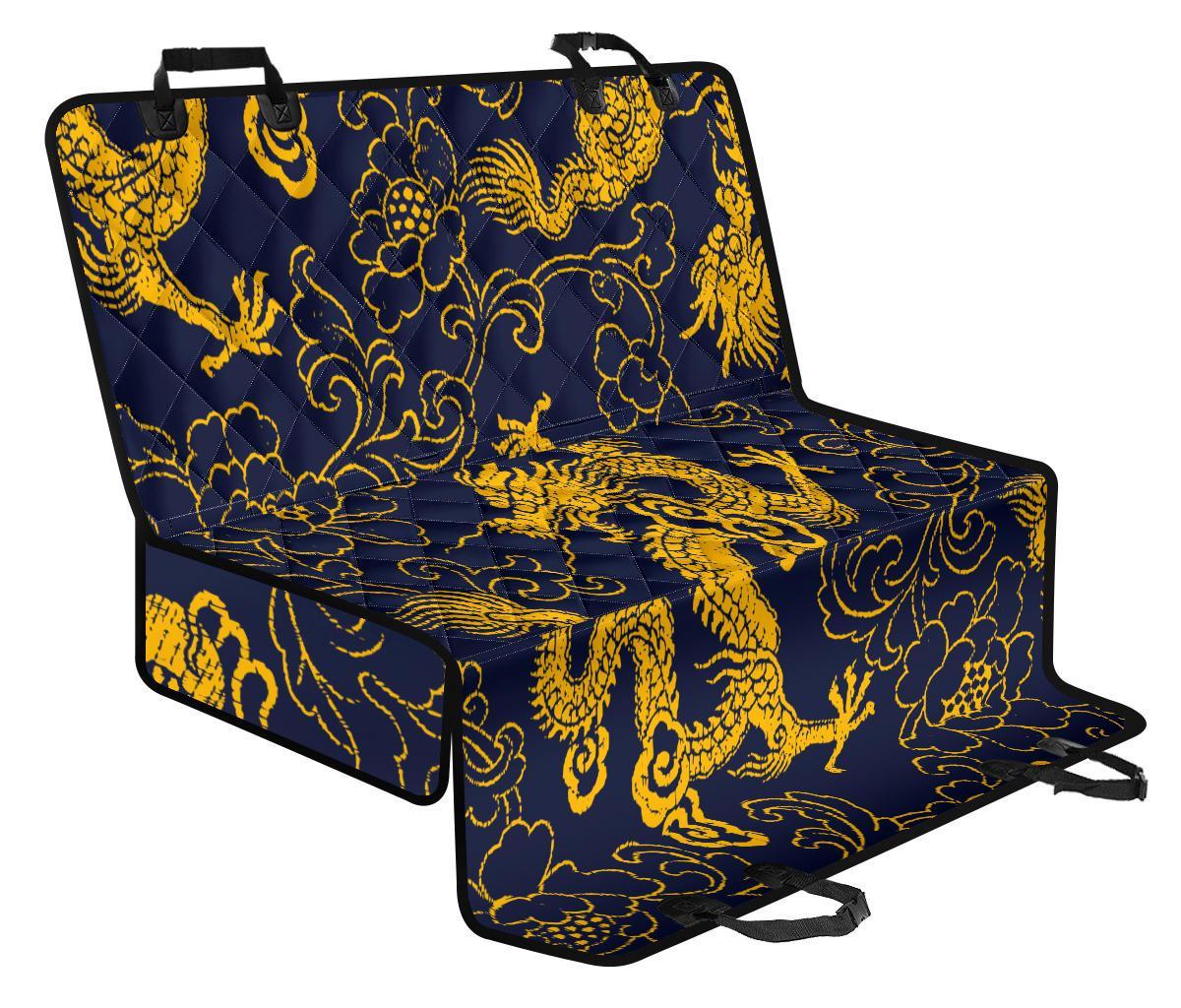 Gold Japanese Dragon Pattern Print Pet Car Back Seat Cover - 3c37ff590c2e Gold Japanese Dragon Pattern Print Pet Car Back Seat Cover - 3c37ff590c2e