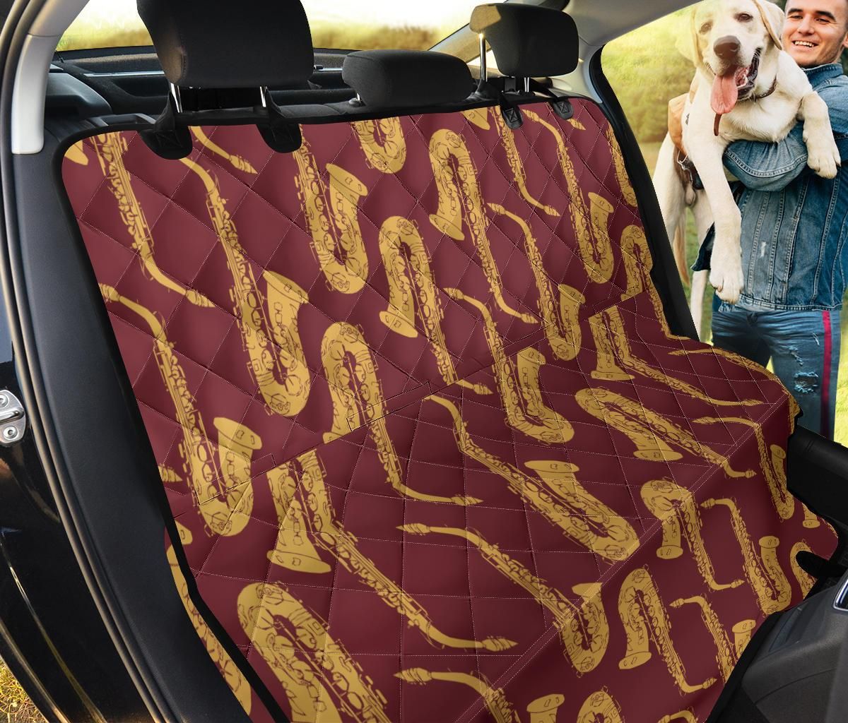 Gold Saxophone Pattern Car Back Seat Cover Dog Car Seat Covers - 6d3f417aa8cc Gold Saxophone Pattern Car Back Seat Cover Dog Car Seat Covers - 6d3f417aa8cc