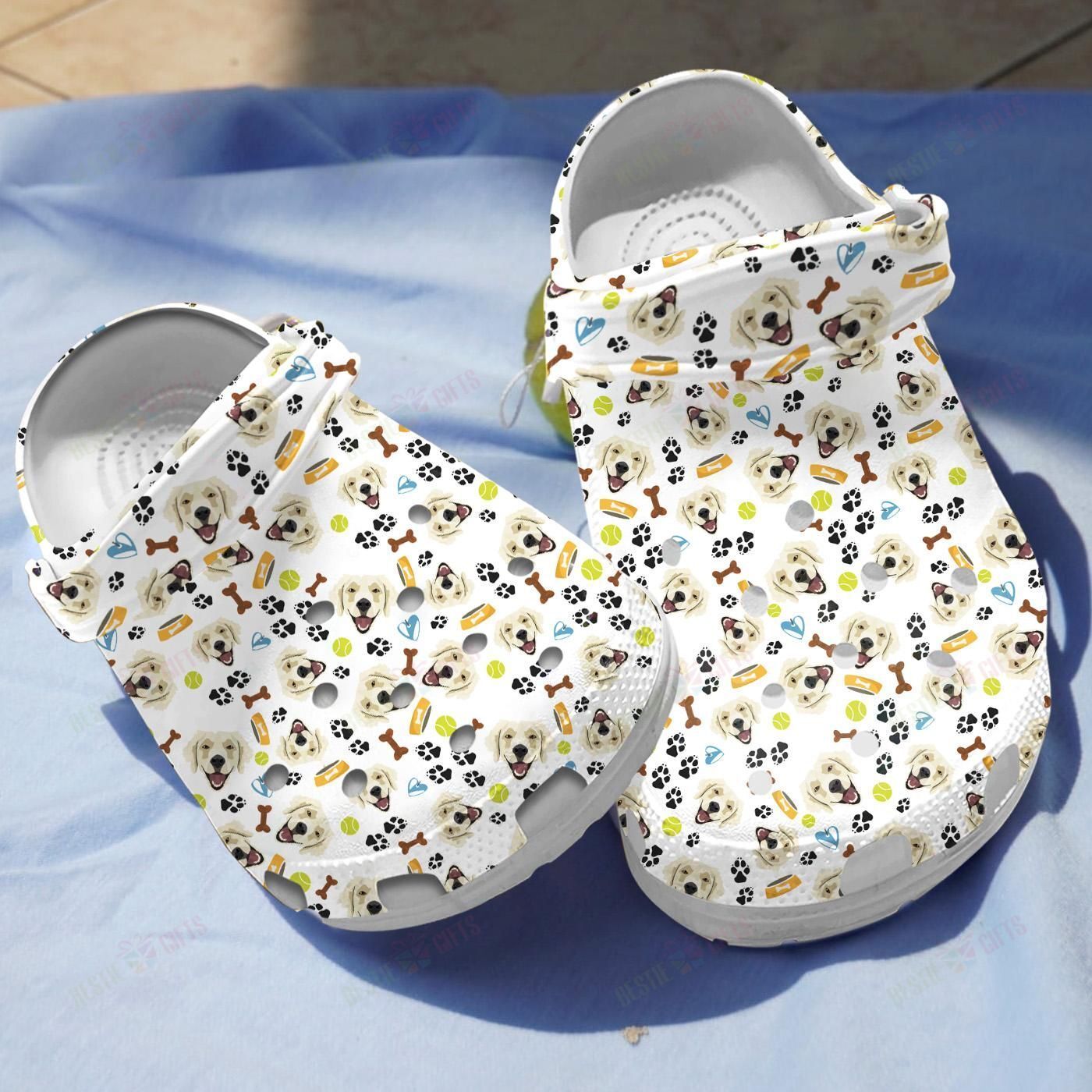 Golden Retriever Crocs Clog Classic Clogs Shoes Golden Retriever Crocs Clog Classic Clogs Shoes