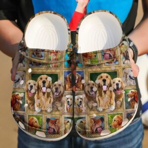 Golden Retriever Lover Sku 1169 Crocs Clog Clog Shoes