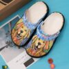 Golden Retriever Personalize Clog Custom Crocs Clog On Sandal Fashion Style Comfortable For Women Men Kid