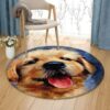 Goldendoodle Round Carpet Floor Rug Living Room Bedroom Decor Round Area Rug Carpet