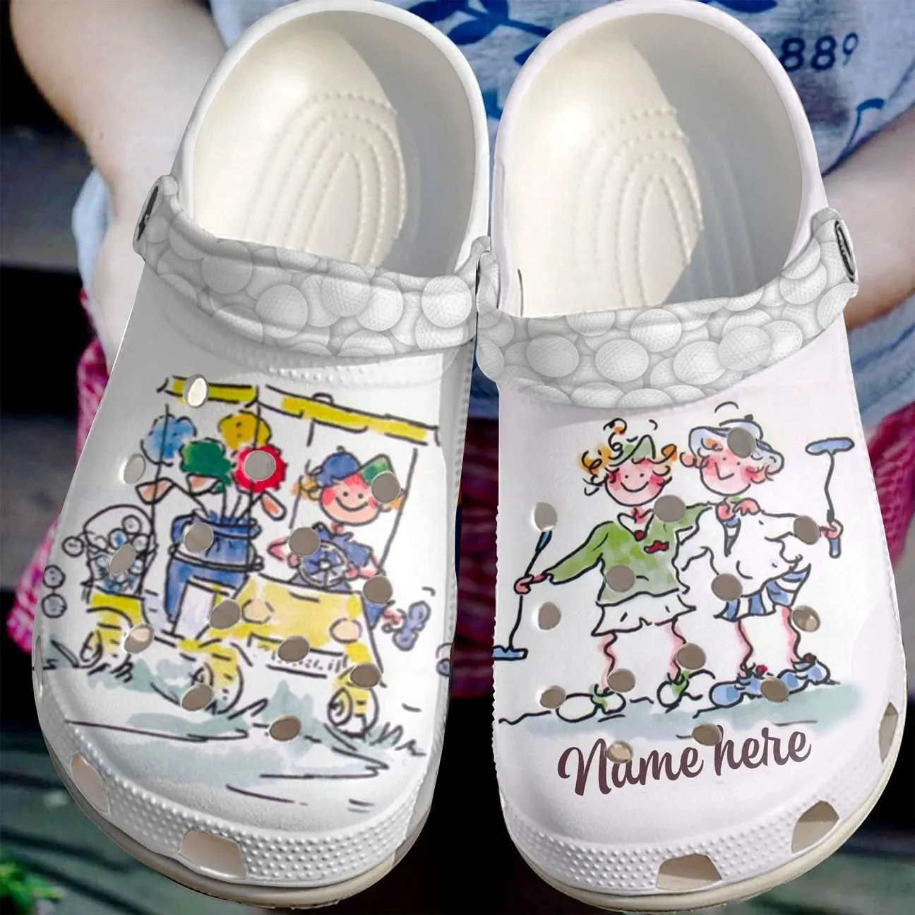Golf Personalized Clog Custom Crocs Comfortablefashion Style Comfortable For Women Men Kid Print 3D Golfing Friend Golf Personalized Clog Custom Crocs Comfortablefashion Style Comfortable For Women Men Kid Print 3D Golfing Friend