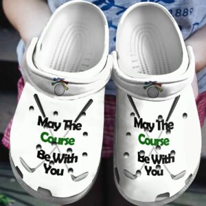 Golf Personalized Clog Custom Crocs Comfortablefashion Style Comfortable For Women Men Kid Print 3D May The Course Be With You