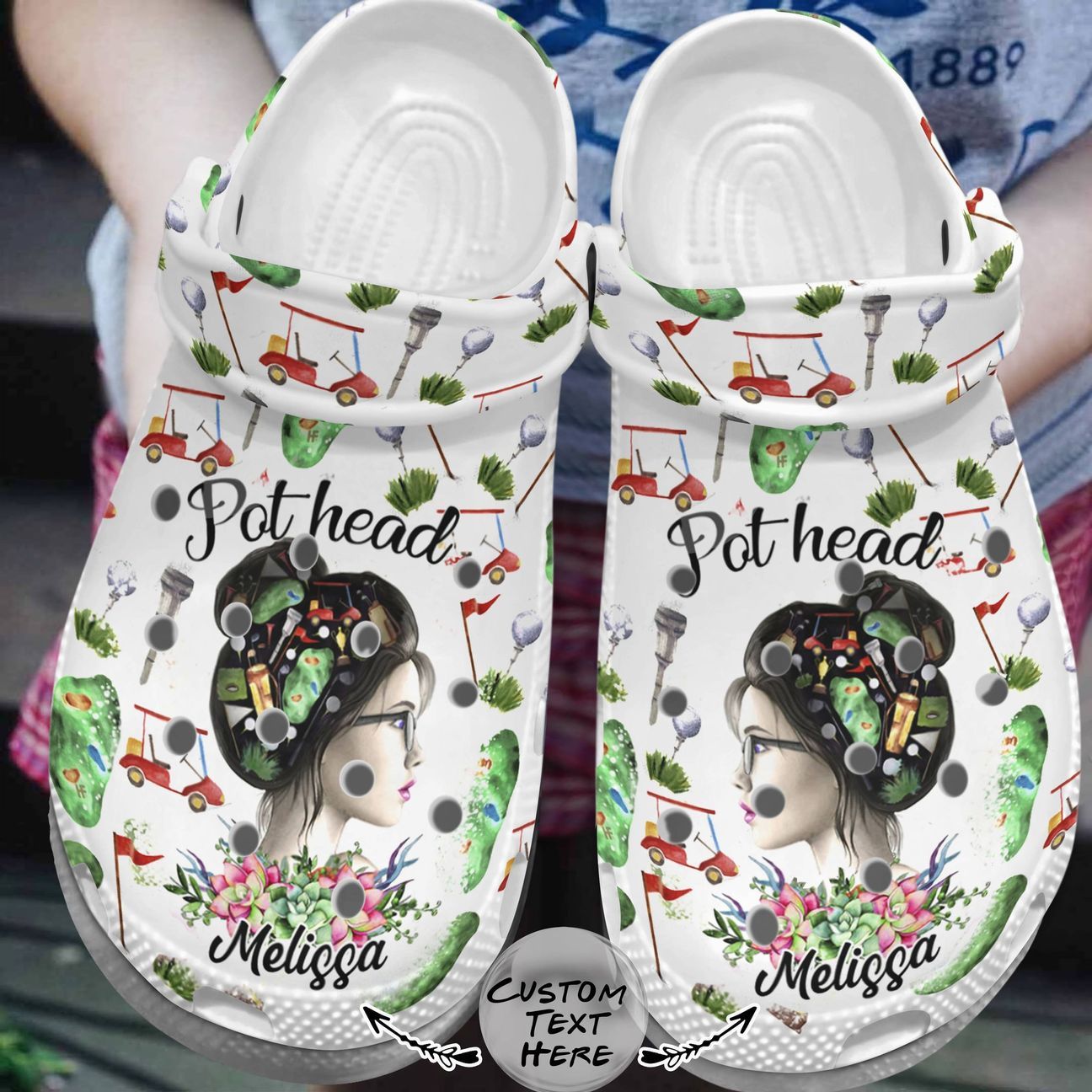 Golf Personalized Clog Custom Crocs Comfortablefashion Style Comfortable For Women Men Kid Print 3D Pot Head Golf Personalized Clog Custom Crocs Comfortablefashion Style Comfortable For Women Men Kid Print 3D Pot Head