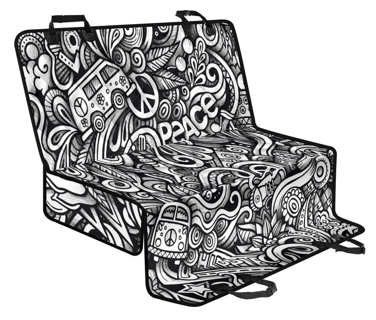 Graffiti Surfing Pattern Print Pet Car Back Seat Cover - 8f710621614d Graffiti Surfing Pattern Print Pet Car Back Seat Cover - 8f710621614d
