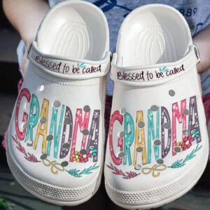 Grandma Personalize Clog Custom Crocs Clog On Sandal Fashion Style Comfortable For Women Men Kid