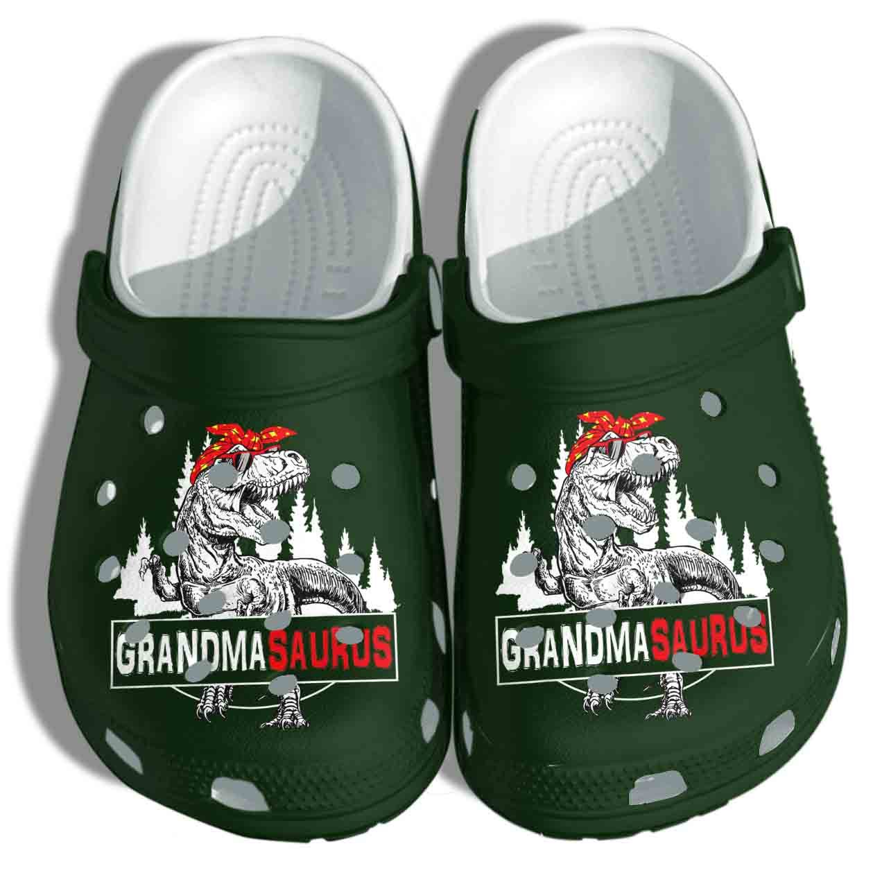 Grandmasaurus Crocs Clog Shoes – T-rex Dinosaur Grandma Saurus Crocs Clog Clog Birthday Gift For Grandma Mother Granddaughter Grandmasaurus Crocs Clog Shoes – T-rex Dinosaur Grandma Saurus Crocs Clog Clog Birthday Gift For Grandma Mother Granddaughter