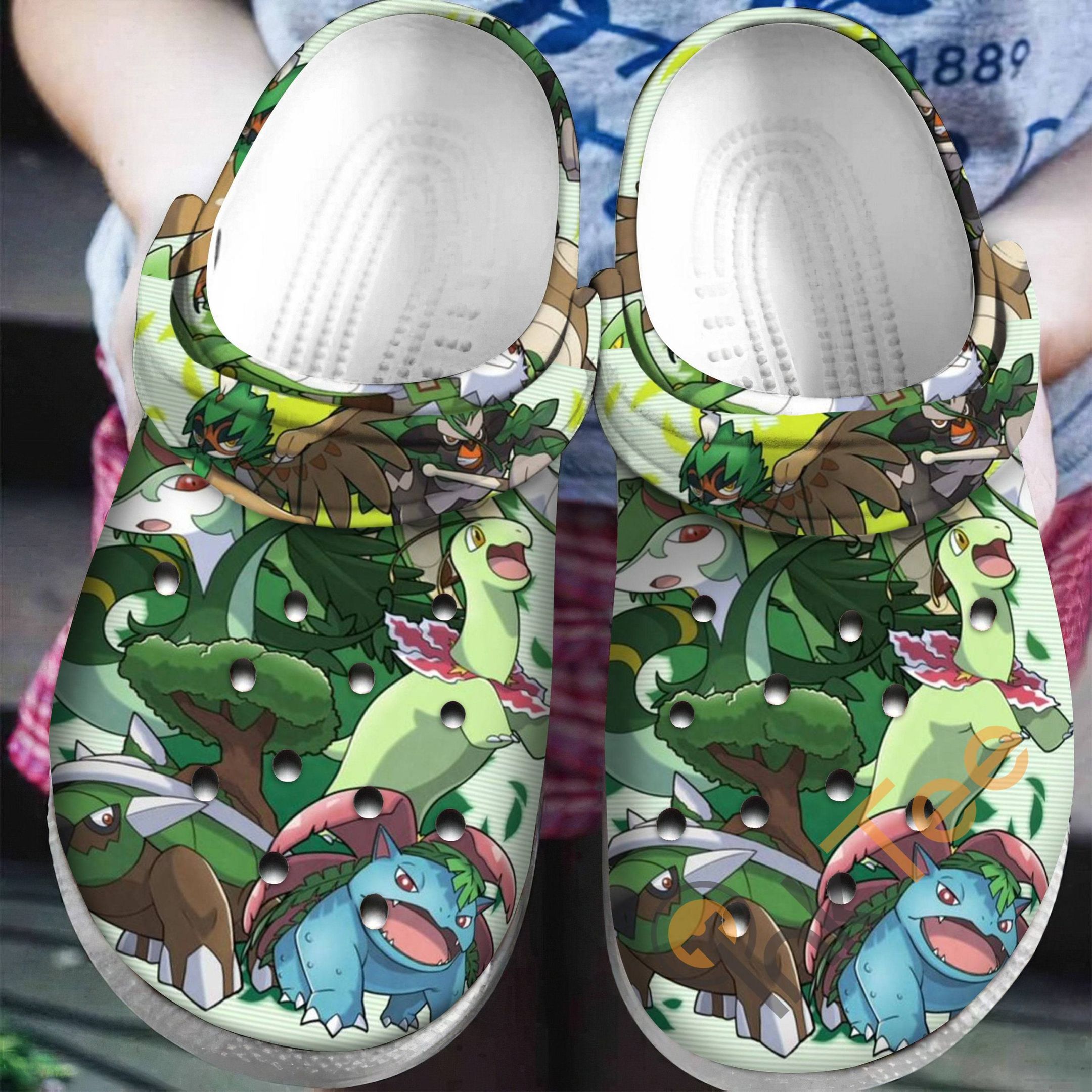 Grass Starters Pokemon Sku26 Crocs Crocband Clog Comfortable For Mens Womens Classic Clog Water Shoes Grass Starters Pokemon Sku26 Crocs Crocband Clog Comfortable For Mens Womens Classic Clog Water Shoes