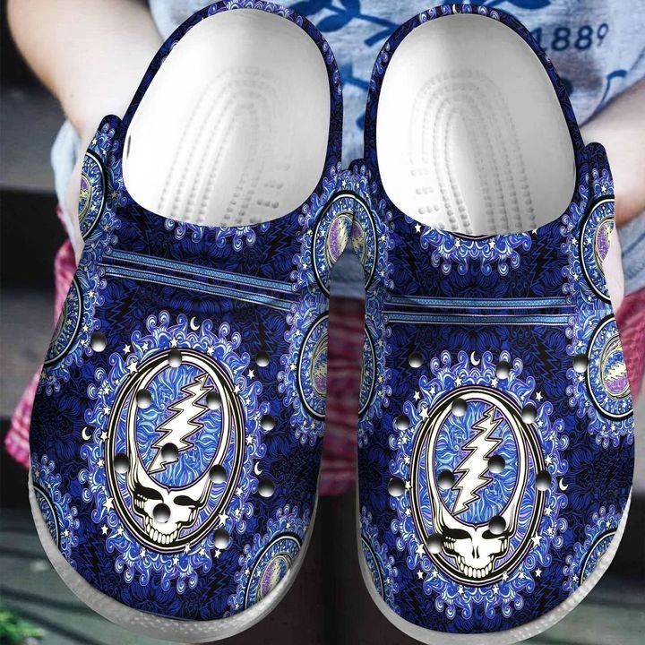 Grateful Dead Crocband Clog Comfortable For Mens Womens Classic Clog Water Shoes Crocs Shoes Hothot 210920 Grateful Dead Crocband Clog Comfortable For Mens Womens Classic Clog Water Shoes Crocs Shoes Hothot 210920