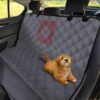 Gray And Red Bandana Design Car Back Seat Cover Dog Car Seat Covers - c29d66816518