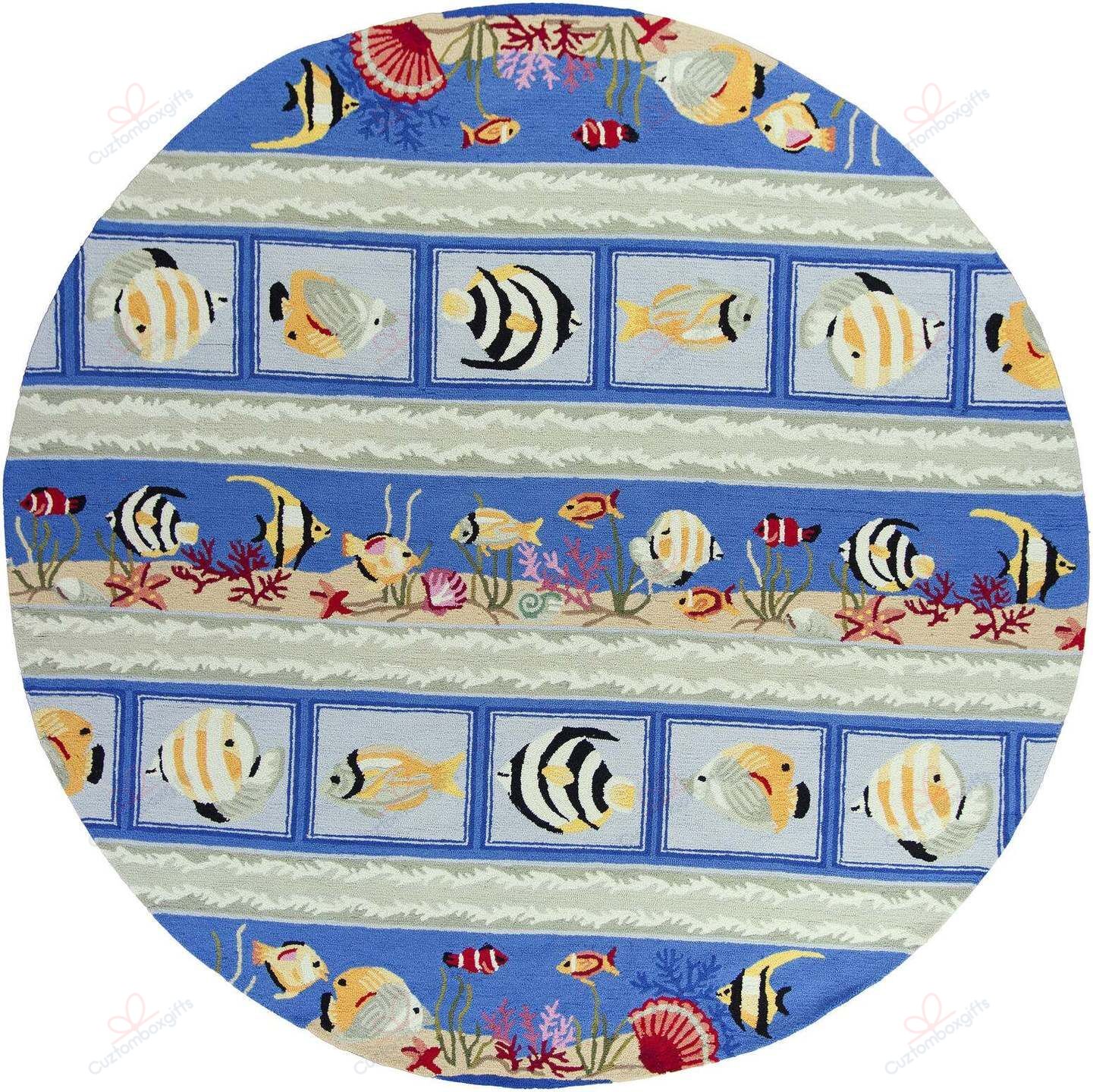 Great Barrier Reef Round Carpet Floor Rug Living Room Bedroom Decor Round Area Rug Carpet Great Barrier Reef Round Carpet Floor Rug Living Room Bedroom Decor Round Area Rug Carpet