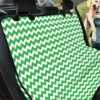 Green And White Chevron Car Back Seat Cover Dog Car Seat Covers - e0fb518f2b76