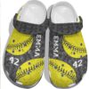 Green Baseball Ball Shoes Crocs Clog For Batter Boy Girl – Funny Baseball Shoes Crocbland Clog For Men Women