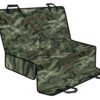 Green Camo Zebra Pattern Print Pet Car Back Seat Cover - 0322121c4c1f