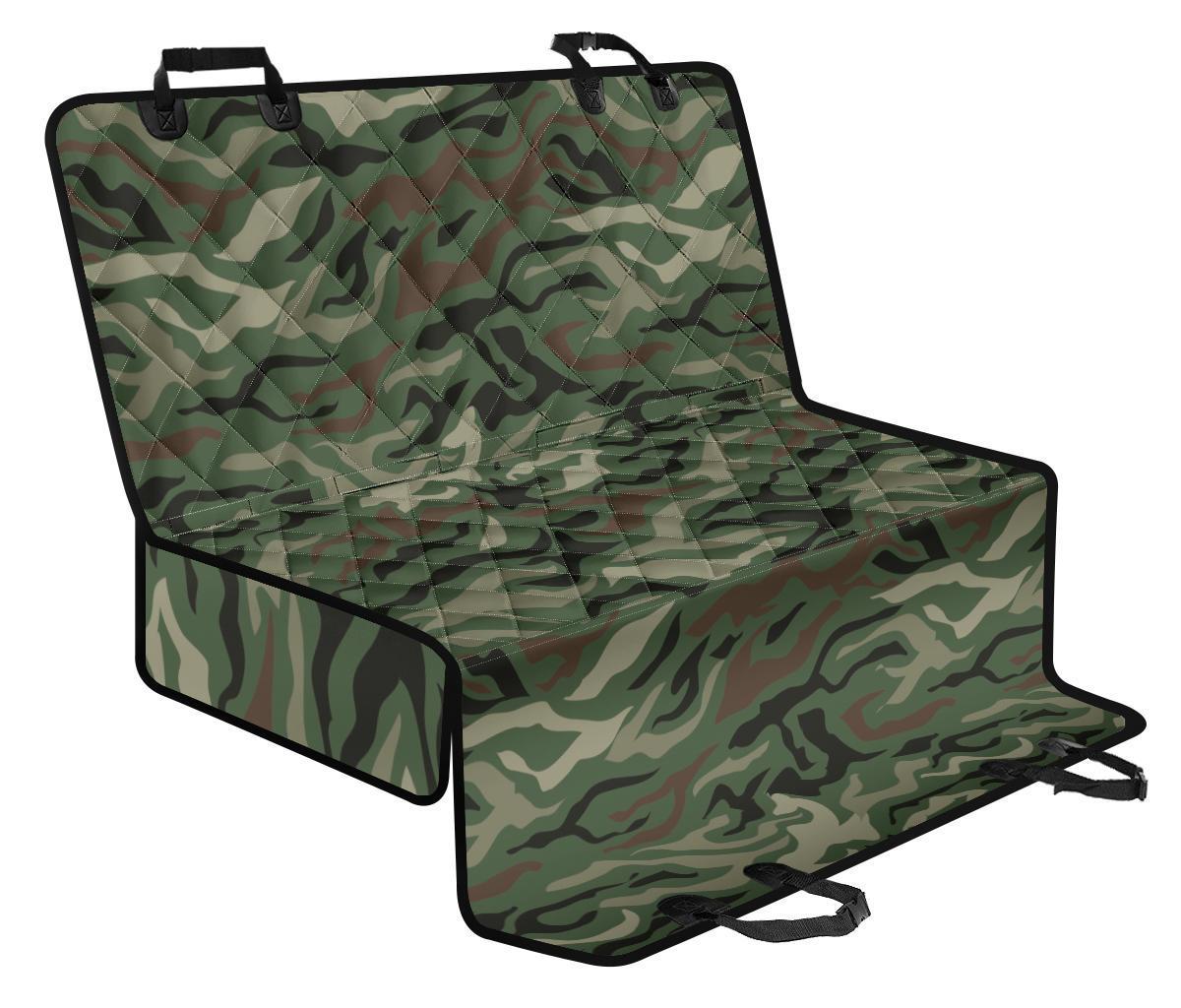Green Camo Zebra Pattern Print Pet Car Back Seat Cover - 0322121c4c1f Green Camo Zebra Pattern Print Pet Car Back Seat Cover - 0322121c4c1f