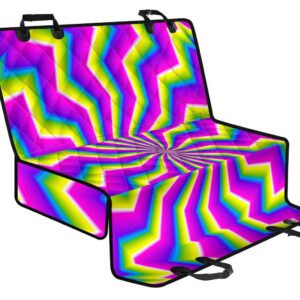Green Dizzy Moving Optical Illusion Pet Car Back Seat Cover - 9c17ac3b6900