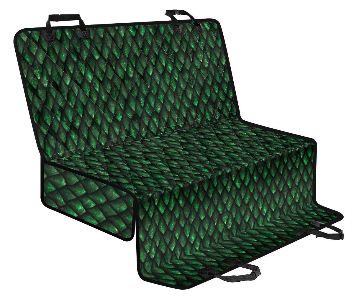 Green Dragon Scales Pattern Print Pet Car Back Seat Cover - 07e0bec84513 Green Dragon Scales Pattern Print Pet Car Back Seat Cover - 07e0bec84513