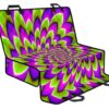 Green Expansion Moving Optical Illusion Pet Car Back Seat Cover - 39439bb3bf96