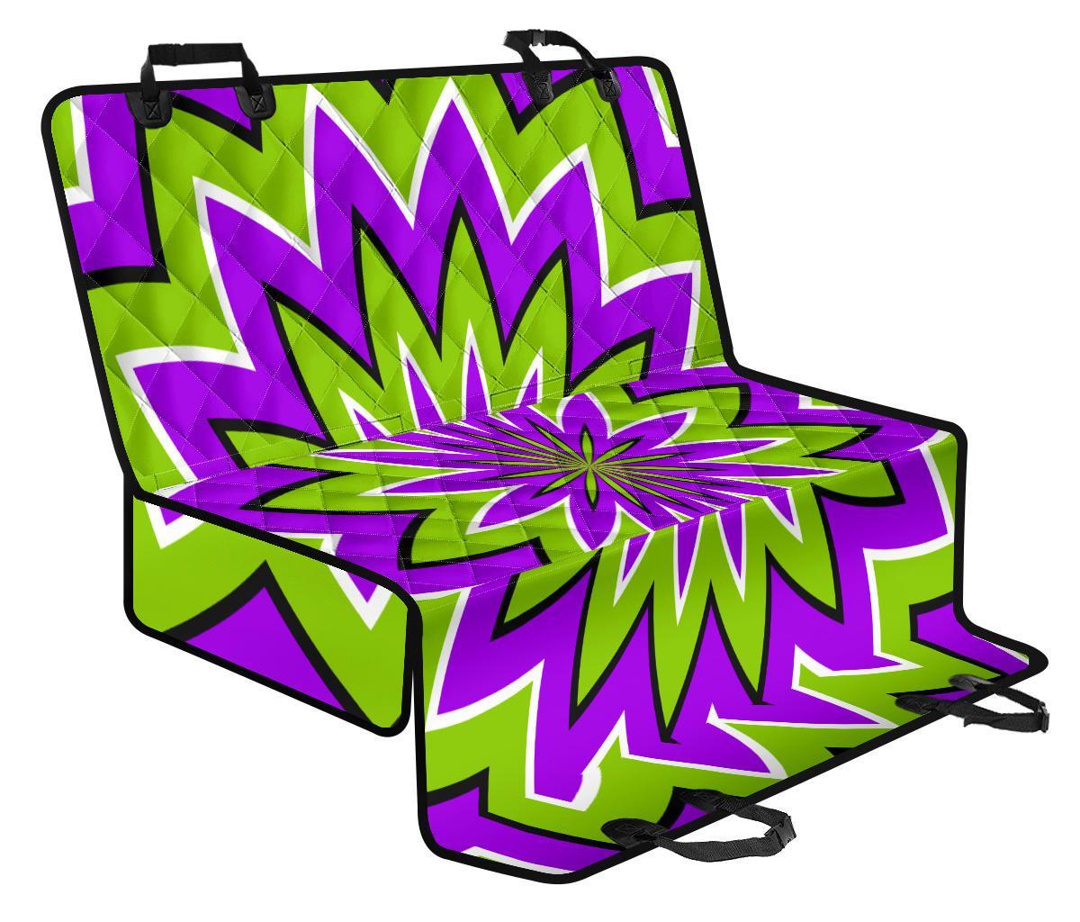 Green Flower Moving Optical Illusion Pet Car Back Seat Cover - f3ec40e55766 Green Flower Moving Optical Illusion Pet Car Back Seat Cover - f3ec40e55766