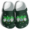 Green Gnomies Shoes Crocs Clog Merch Saint Patricks Day Gifts Women Daughter Irish