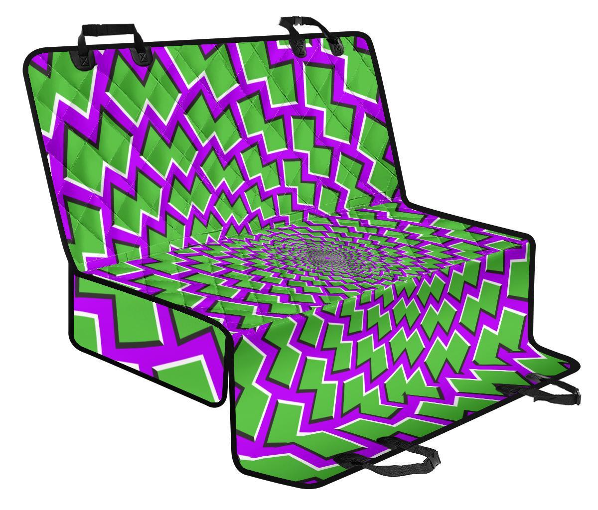 Green Shapes Moving Optical Illusion Pet Car Back Seat Cover - c376952c05b0 Green Shapes Moving Optical Illusion Pet Car Back Seat Cover - c376952c05b0