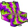 Green Vortex Moving Optical Illusion Pet Car Back Seat Cover - b060b787291d