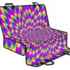 Green Wave Moving Optical Illusion Pet Car Back Seat Cover - 3004ca7e5da0