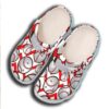 Grey Baseball Ball Shoes Crocs Clog For Batter Girl-Funny Baseball Shoes Crocbland Clog For Men Women