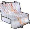 Grey Bronze Marble Print Pet Car Back Seat Cover - c1b6d80fe926