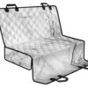 Grey Marble Texture Print Pet Car Back Seat Cover - 6ccc3b89b3c0