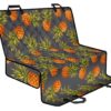 Grey Watercolor Pineapple Pattern Print Pet Car Back Seat Cover - 65a908b667ae