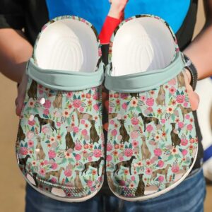 Greyhound Love My Sku 1205 Crocs Crocband Clog Comfortable For Mens Womens Classic Clog Water Shoes