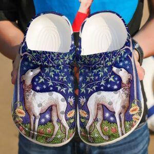 Greyhound Under The Stars Sku 1227 Crocs Crocband Clog Comfortable For Mens Womens Classic Clog Water Shoes