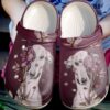 Greyhound With Flower Sku 1216 Crocs Crocband Clog Comfortable For Mens Womens Classic Clog Water Shoes