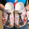 Greyhound With Flowers Sku 1222 Crocs Clog Clog Shoes