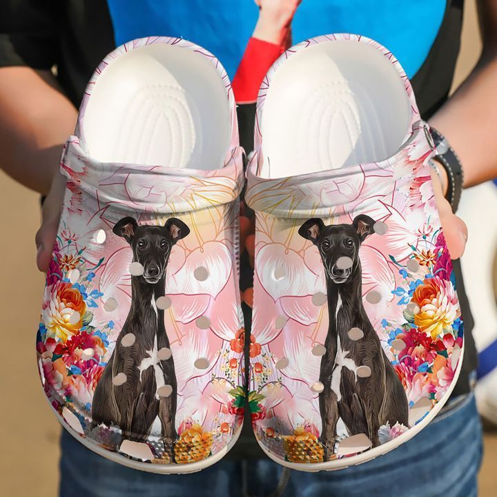 Greyhound With Flowers Sku 1222 Crocs Clog Clog Shoes Greyhound With Flowers Sku 1222 Crocs Clog Clog Shoes
