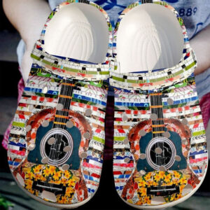 Guitar Colorful Sku 1234 Crocs Clog Clog Shoes