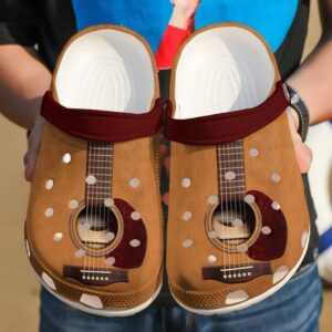 Guitar Is My Love Sku 1235 Crocs Crocband Clog Comfortable For Mens Womens Classic Clog Water Shoes