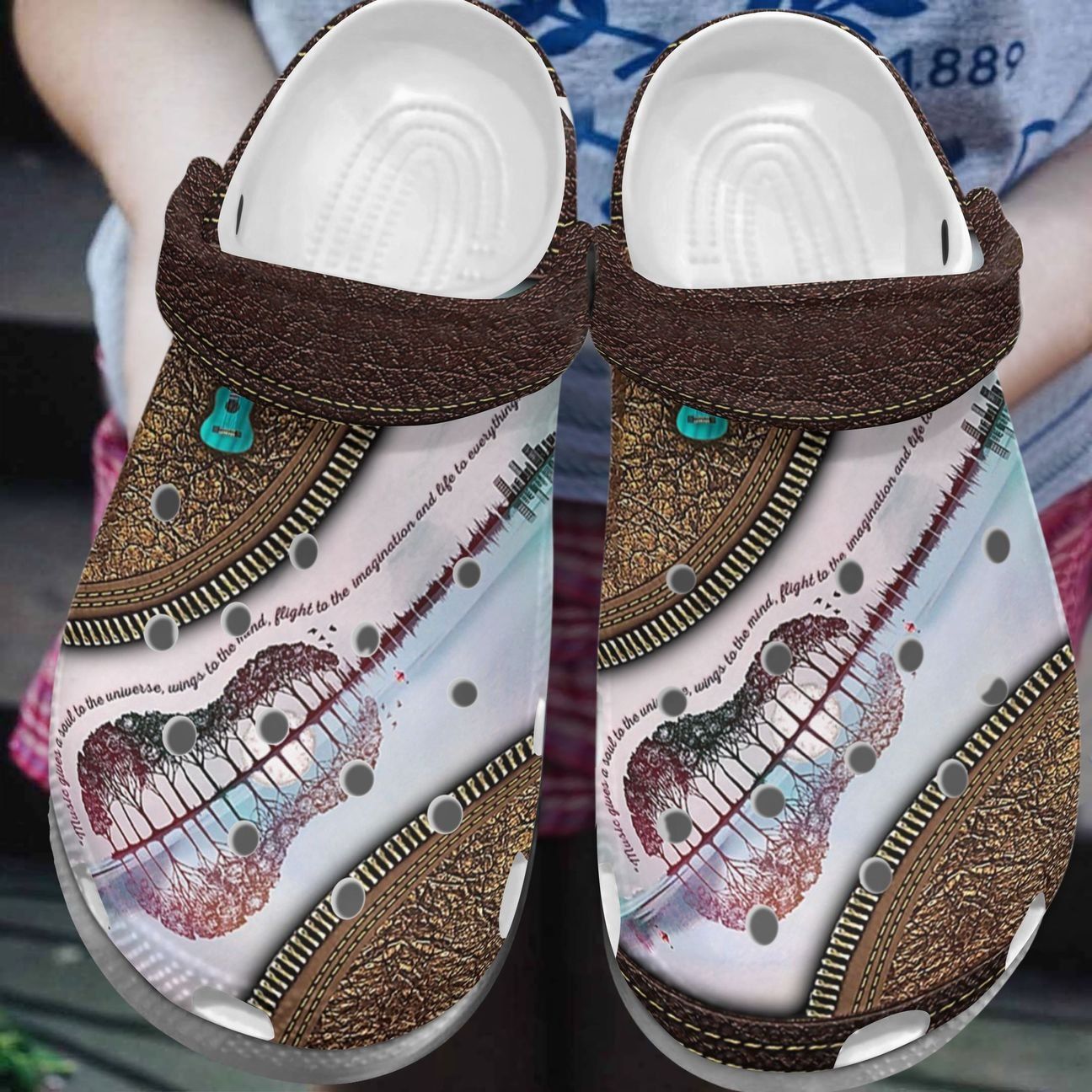 Guitar Personalize Clog Custom Crocs Fashionstyle Comfortable For Women Men Kid Print 3D Only You Guitar Personalize Clog Custom Crocs Fashionstyle Comfortable For Women Men Kid Print 3D Only You