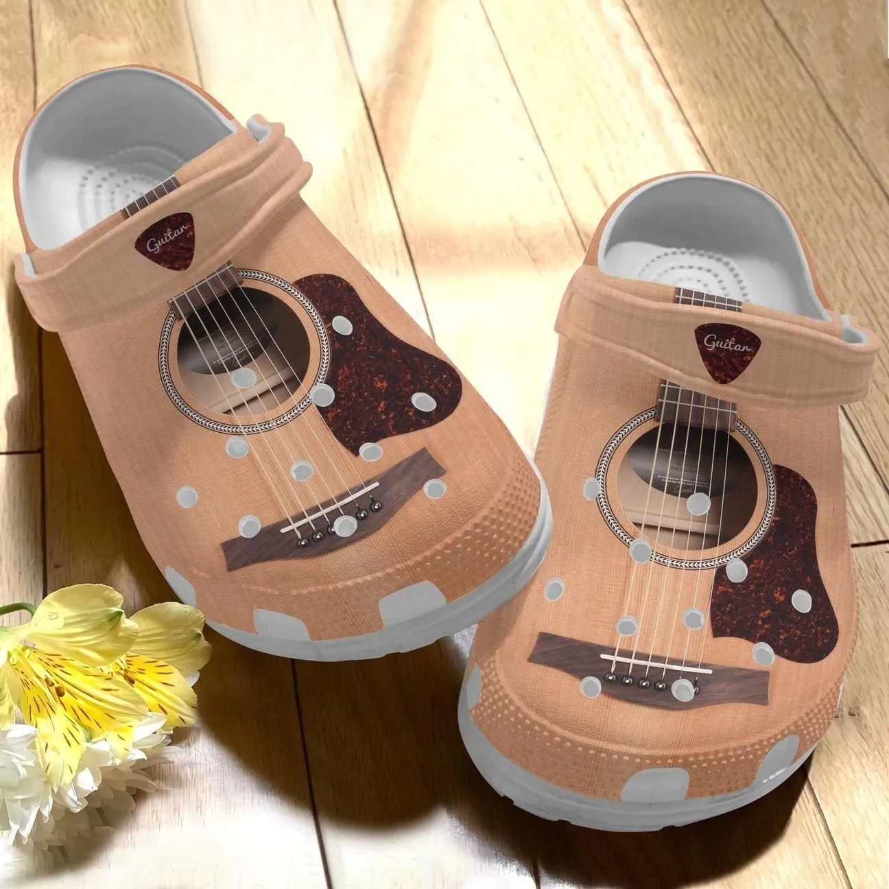 Guitar Personalize Clog Custom Crocs Fashionstyle Comfortable For Women Men Kid Print 3D Whitesole My Soul Guitar Personalize Clog Custom Crocs Fashionstyle Comfortable For Women Men Kid Print 3D Whitesole My Soul