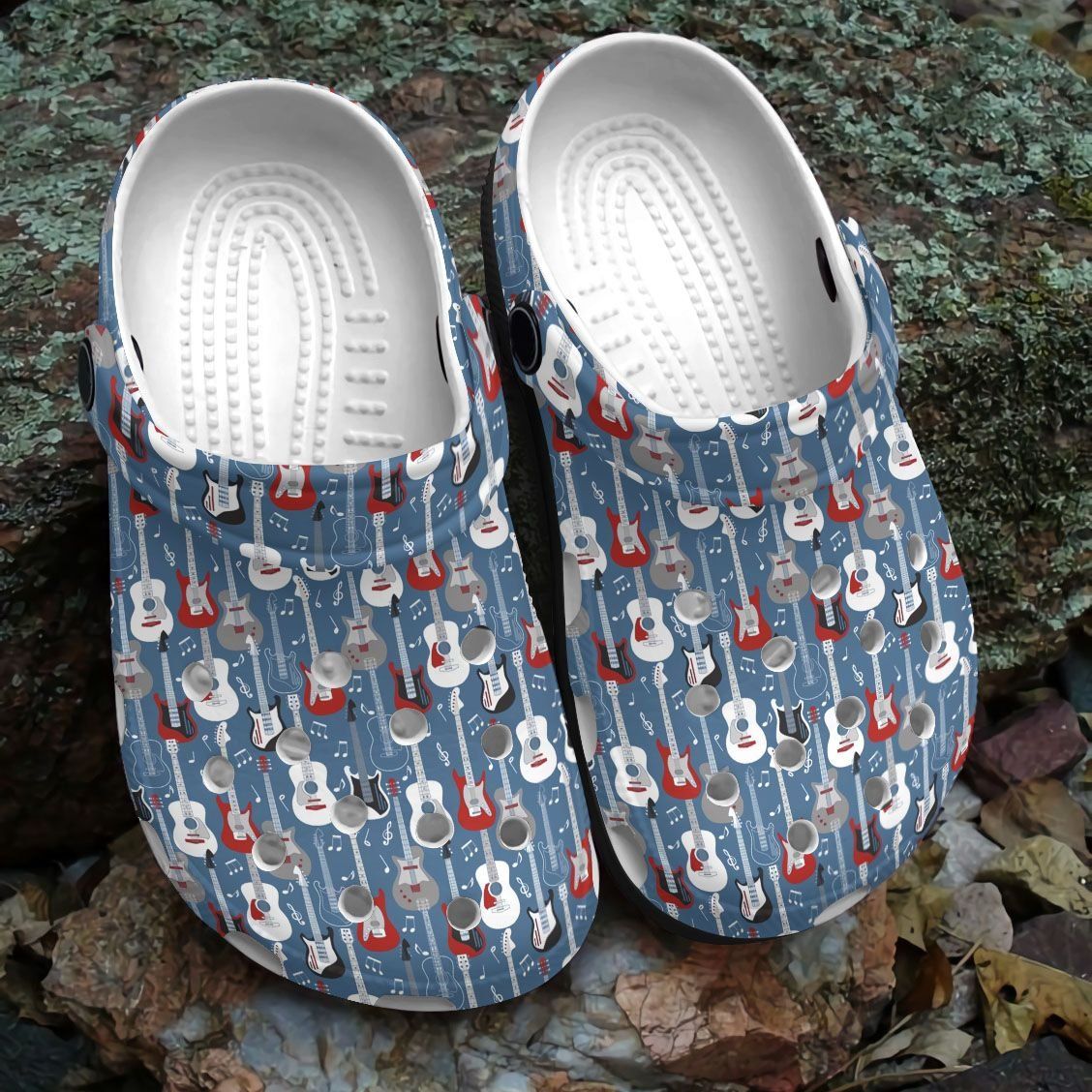 Guitar Personalized Clog Custom Crocs Comfortablefashion Style Comfortable For Women Men Kid Print 3D Guitar Life Guitar Personalized Clog Custom Crocs Comfortablefashion Style Comfortable For Women Men Kid Print 3D Guitar Life