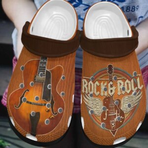 Guitar Personalized Clog Custom Crocs Comfortablefashion Style Comfortable For Women Men Kid Print 3D Guitar Passion
