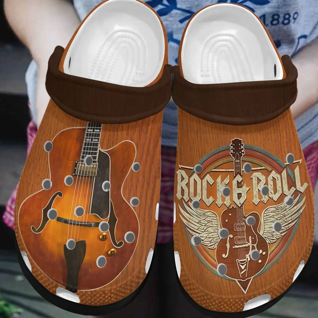 Guitar Personalized Clog Custom Crocs Comfortablefashion Style Comfortable For Women Men Kid Print 3D Guitar Passion Guitar Personalized Clog Custom Crocs Comfortablefashion Style Comfortable For Women Men Kid Print 3D Guitar Passion