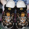 Guitar Personalized Clog Custom Crocs Comfortablefashion Style Comfortable For Women Men Kid Print 3D Halloween Skeleton Pumpkin Guitarist