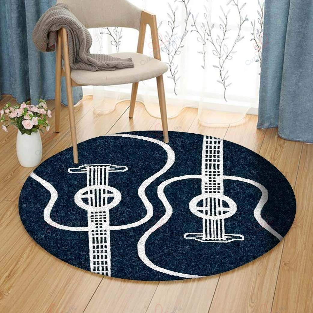 Guitars Round Carpet Floor Rug Living Room Bedroom Decor Round Area Rug Carpet Guitars Round Carpet Floor Rug Living Room Bedroom Decor Round Area Rug Carpet