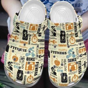 Gym Personalize Clog Custom Crocs Fashionstyle Comfortable For Women Men Kid Print 3D Live Healthy