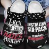 Gym Personalized Clog Custom Crocs Comfortablefashion Style Comfortable For Women Men Kid Print 3D T-Rex Hates Push-Ups