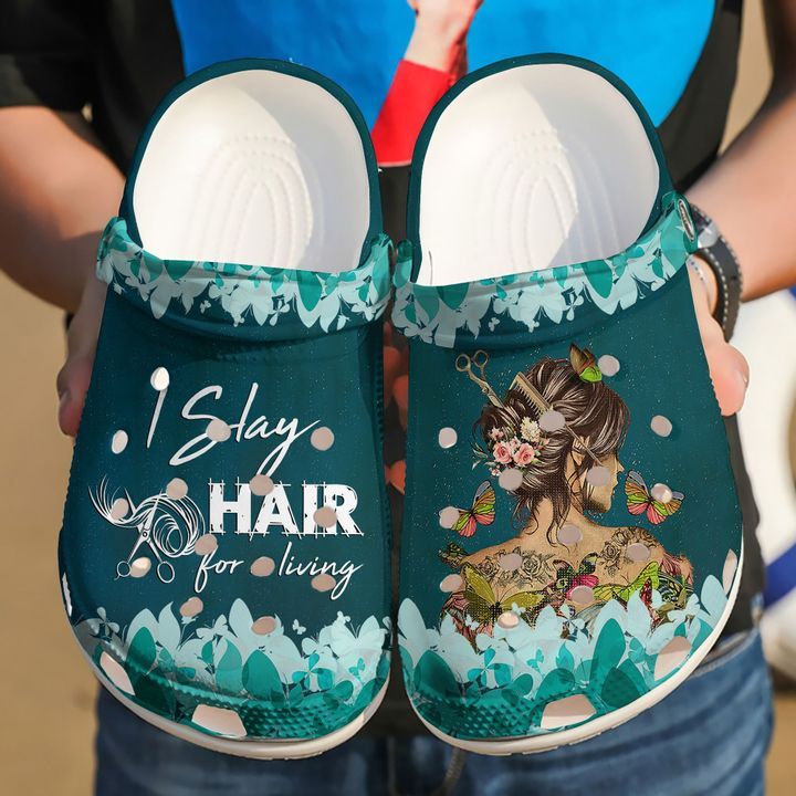 Hairstylist I Slay Hair For Living Sku 1249 Crocs Crocband Clog Comfortable For Mens Womens Classic Clog Water Shoes Hairstylist I Slay Hair For Living Sku 1249 Crocs Crocband Clog Comfortable For Mens Womens Classic Clog Water Shoes